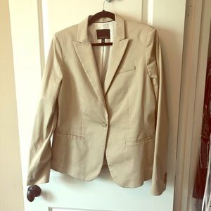Khaki/tan banana republic blazer TALL size 10